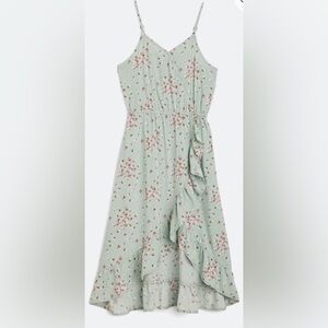 Sunset West Girls Midi Sundress - Mint Green - Size L (Girls)